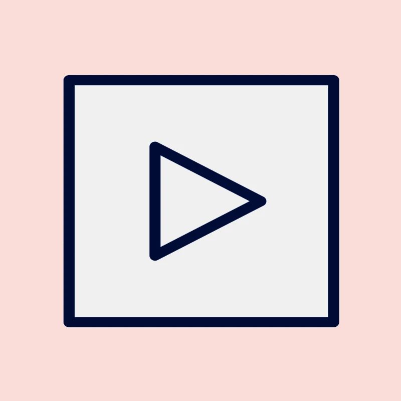 Square Play Symbol Design