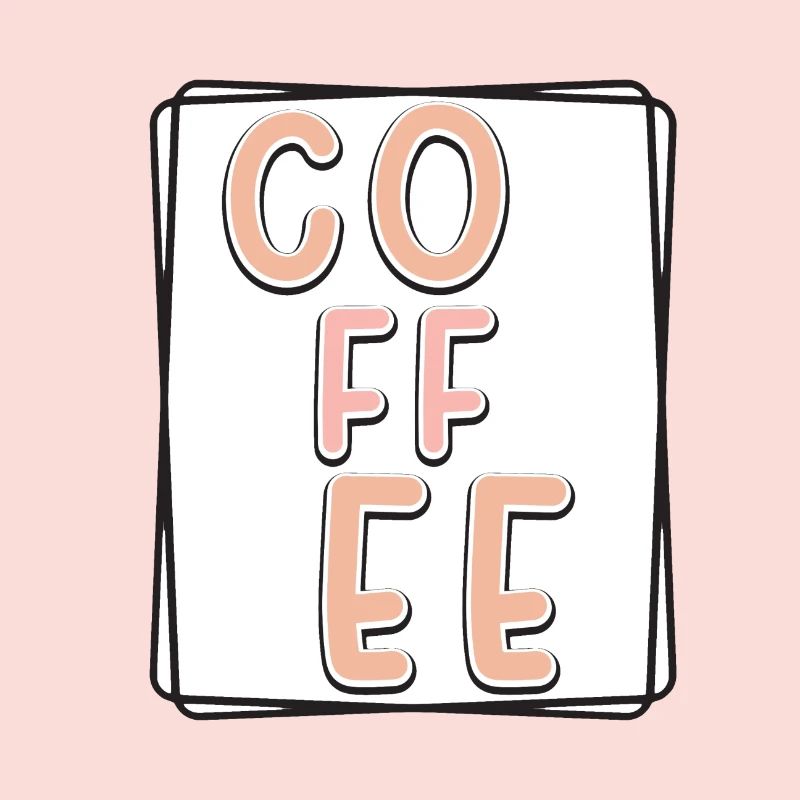 Kaffee Typo Panel