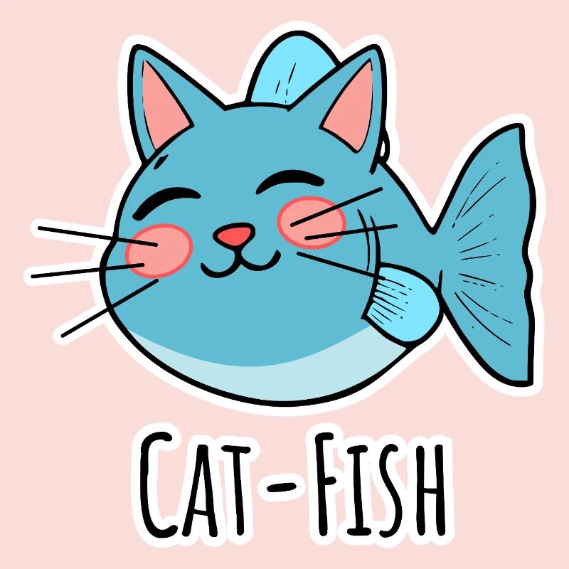 Poisson-chat - mi-chat, mi-poisson ou un poisson-chat !