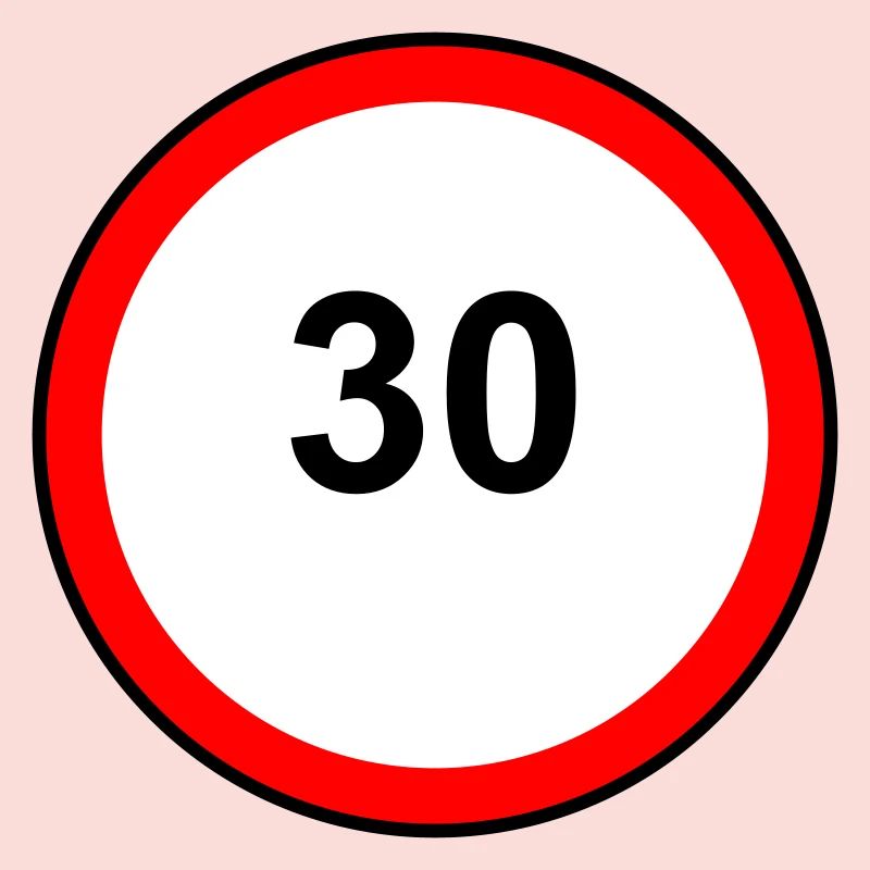 Tempo 30 Sign Pattern
