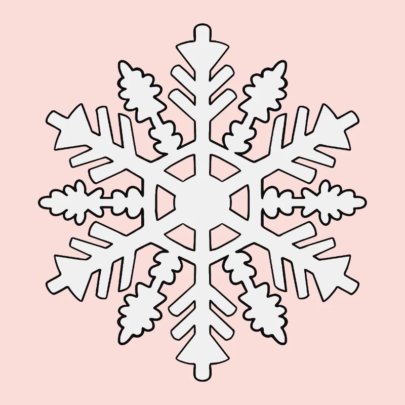 Snowflake Silhouette