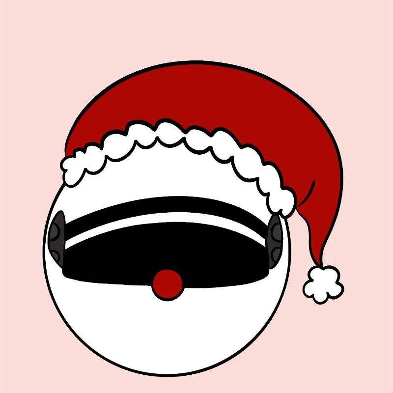 Weihnachtsmann  Helm 