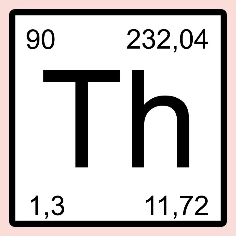 Th Thorium Element Icon Artwork