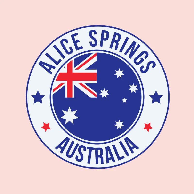 Alice Springs Australia Patch Emblem