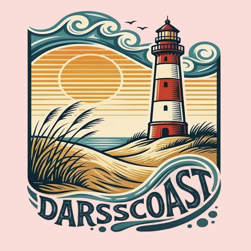 DarsCoast Lighthouse Coastal Wave
