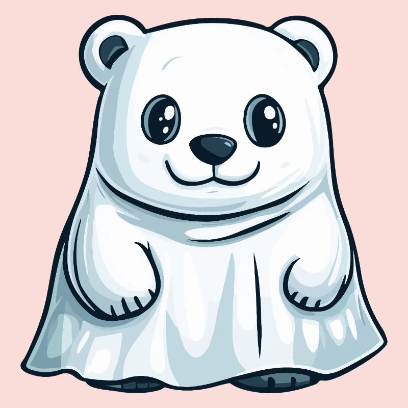 Eisbär Halloween Geist