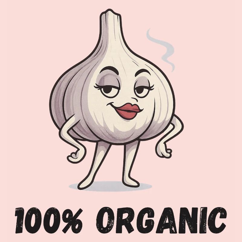 Garlic Diva Pose Organic Vegetable Garlic