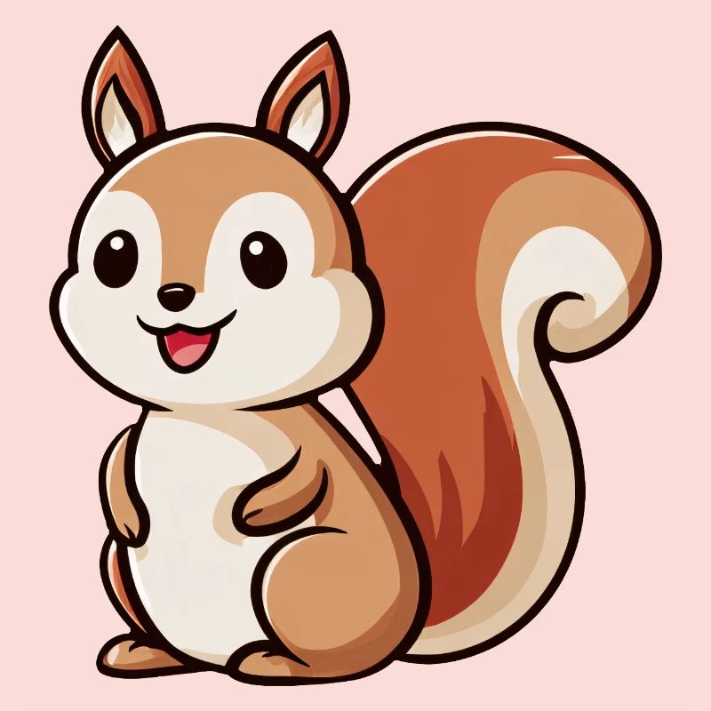 Whimsical Squirrel Charm