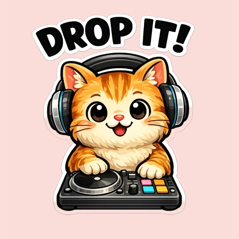 Drop It DJ-Katze