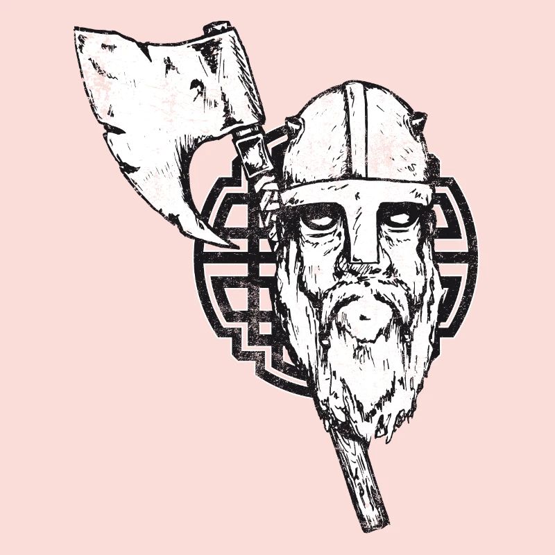 Wikinger mit Axt und Knoten - crashed