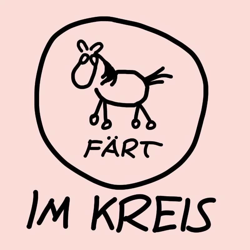 Färt im Kreis schwarz | Pferd