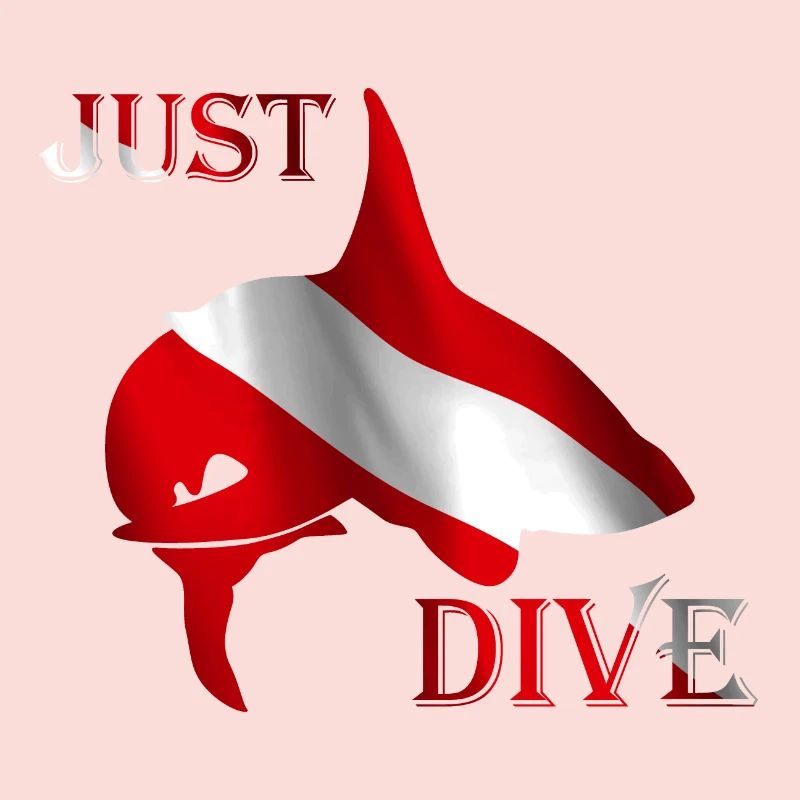 Plongée sous-marine, drapeau drapeau plongée Hai cadeau