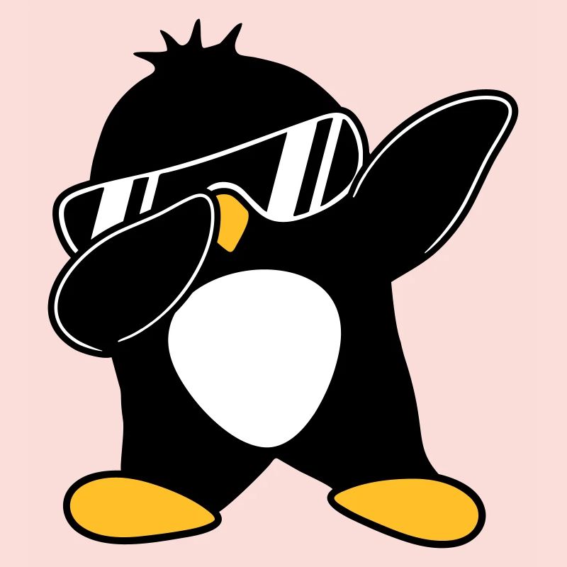 Dabbing Pinguin