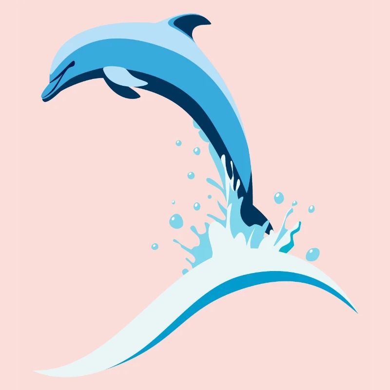 Springender Delfin