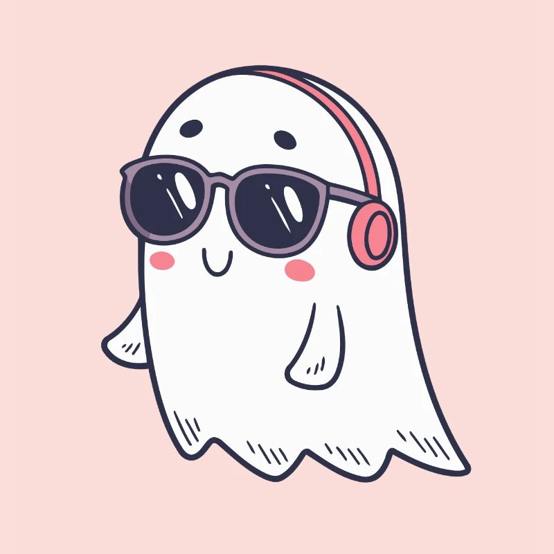 Süße Ghost DJ Brille