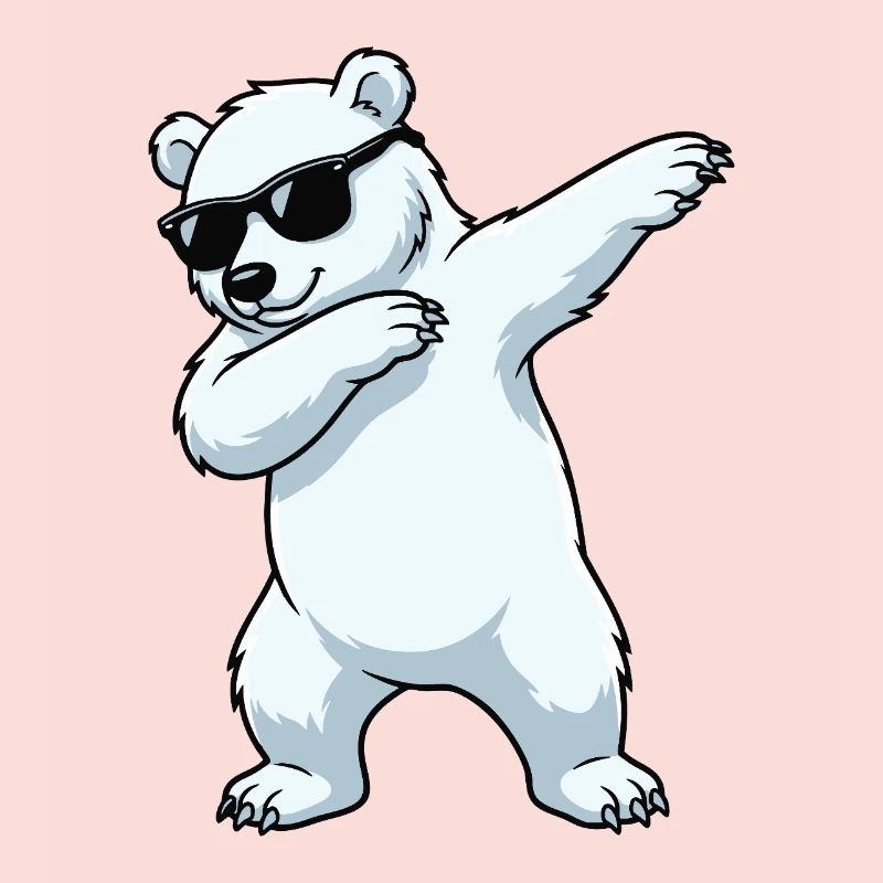 Dab Eisbär Cartoon