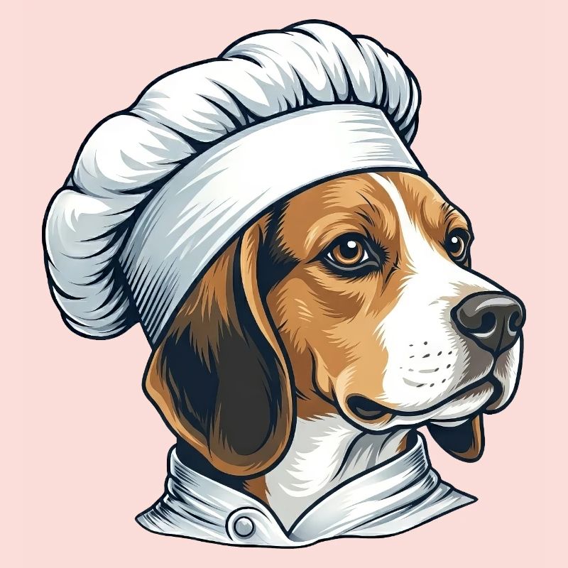 Beagle Koch – Lustiger Hunde Küchenchef