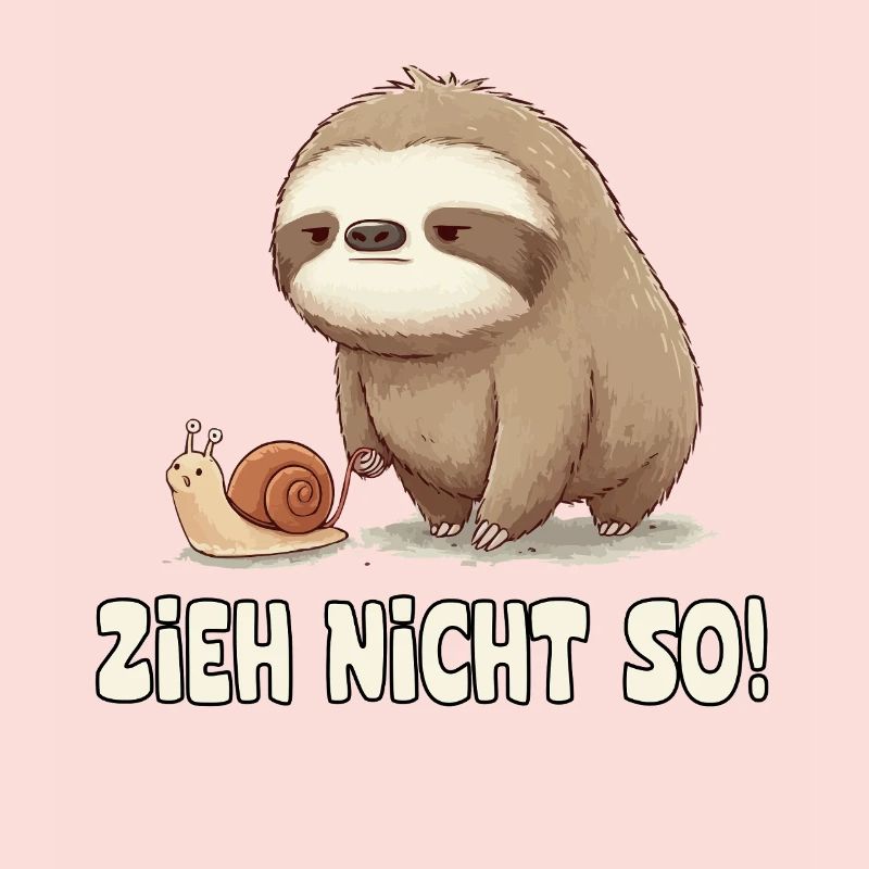 Pull Not So Sloth Cartoon