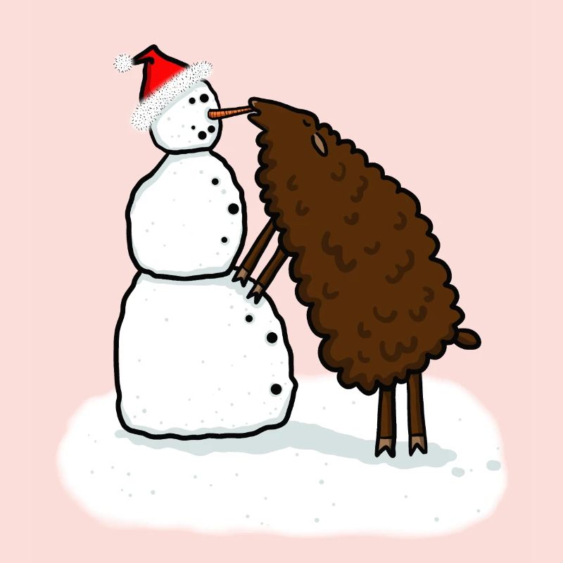 Schneemann & Schaf