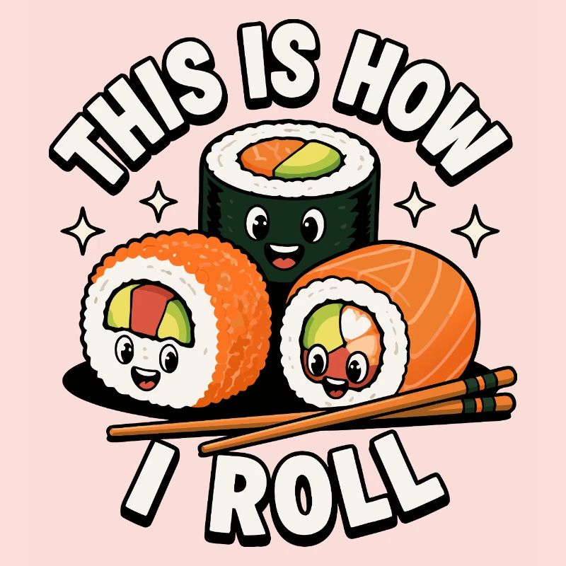 How to roll Japanese sashimi rolls