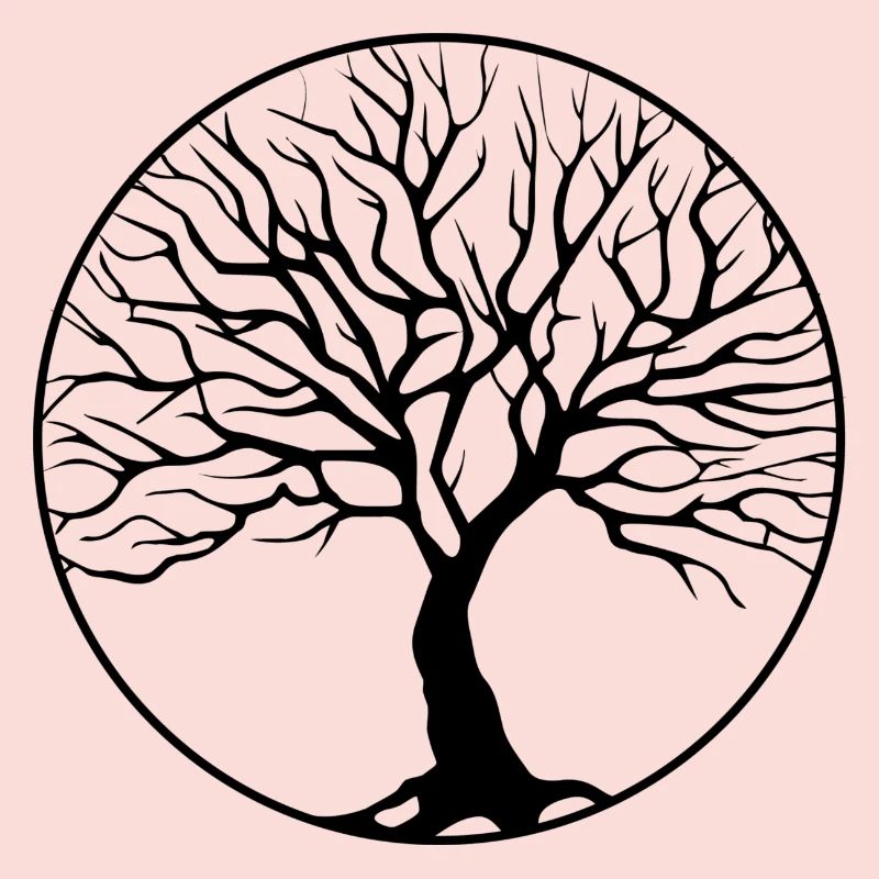 cercle d'arbres