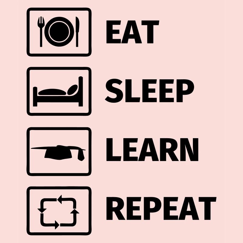 EAT SLEEP LEARN REPEAT