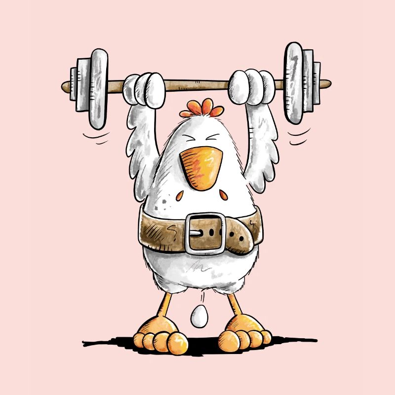 Strong Chicken I Workout I Weight Training
