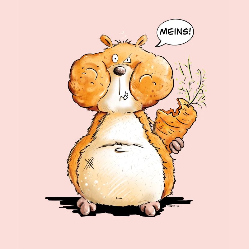 Hamster Mit Hamsterbacke I Spruch Statement