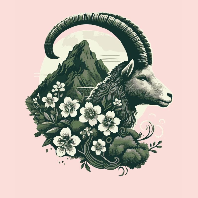 Steinbock Sternzeichen - Bergziege Astrologie