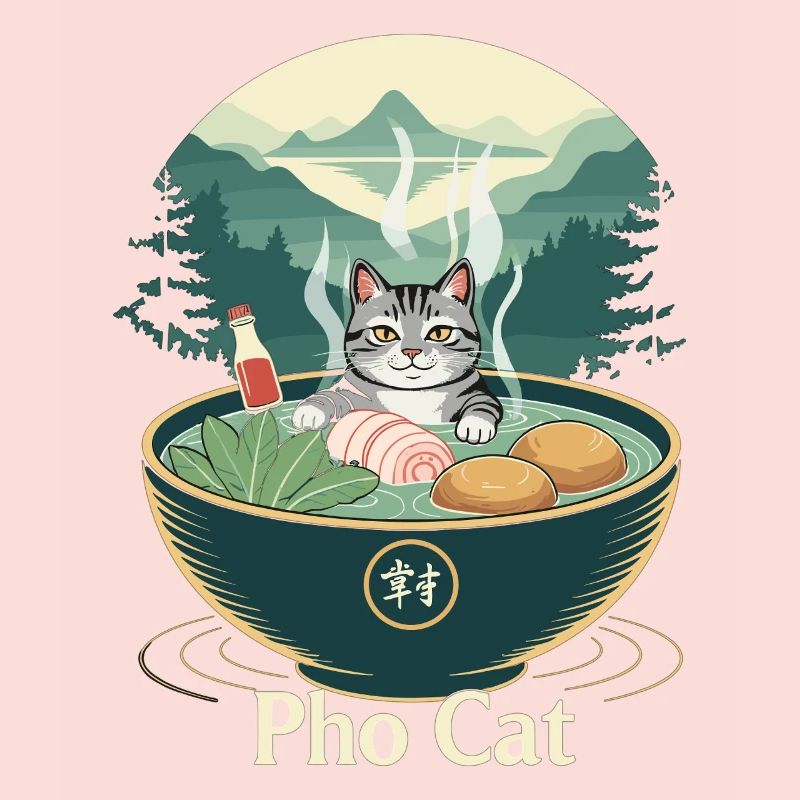 Pho Cat im Ramenbecher