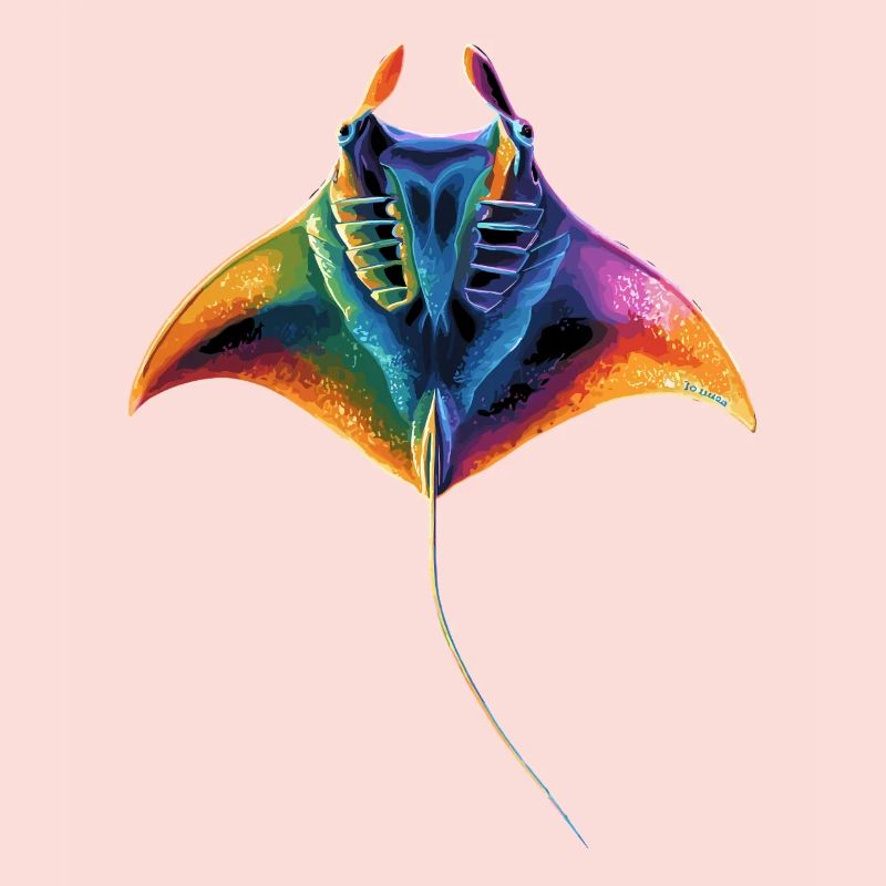 Manta Ray, Devil Ray, Stingray, Diver