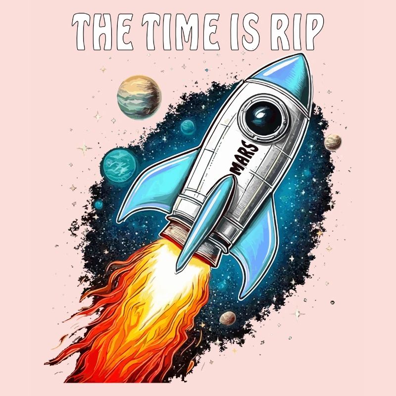 FUSÉE MARS LE TEMPS EST DÉCHIRÉ