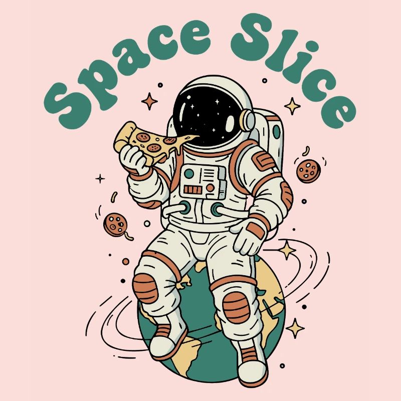 Pizza de l’espace astronaute