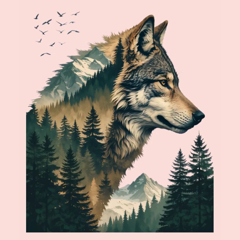 Waldwolf Double Exposure