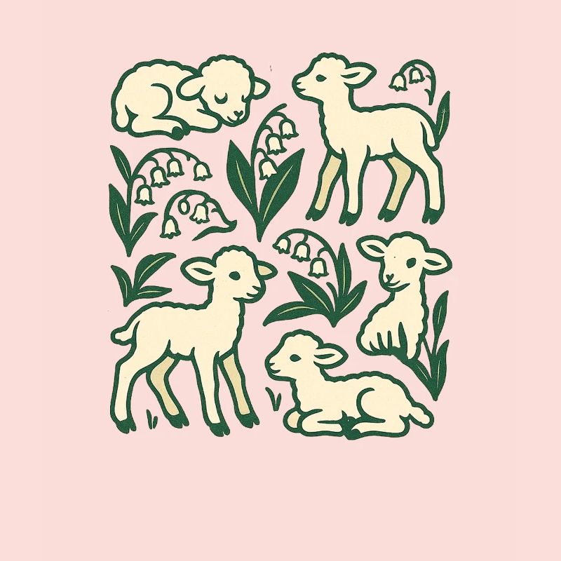 Quatuor Lamb dans Spring Meadow