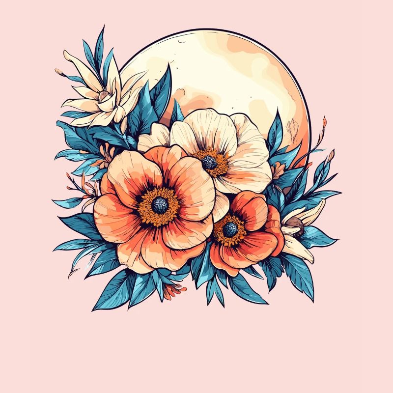 Cercle de Fleurs au Clair de Lune