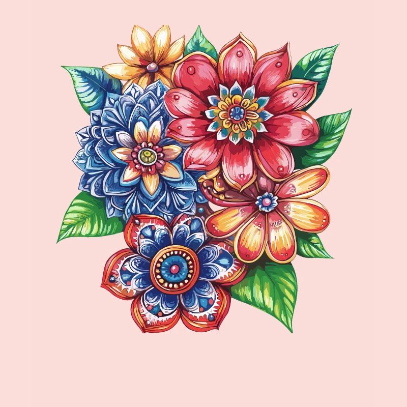 Bouquet de fleurs explosion de couleurs