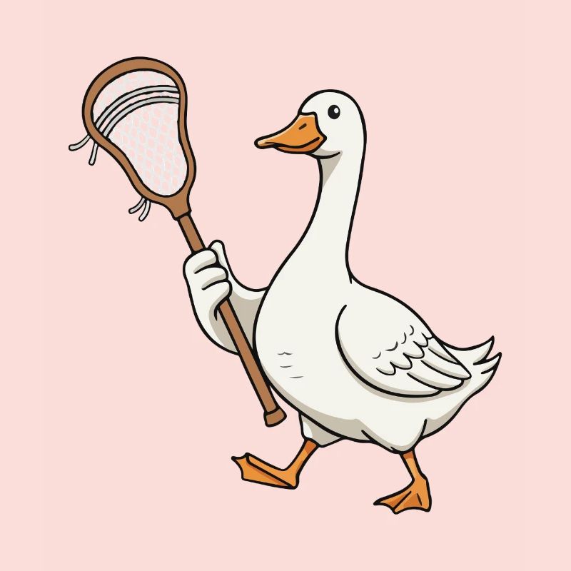 Lacrosse Duck with Net