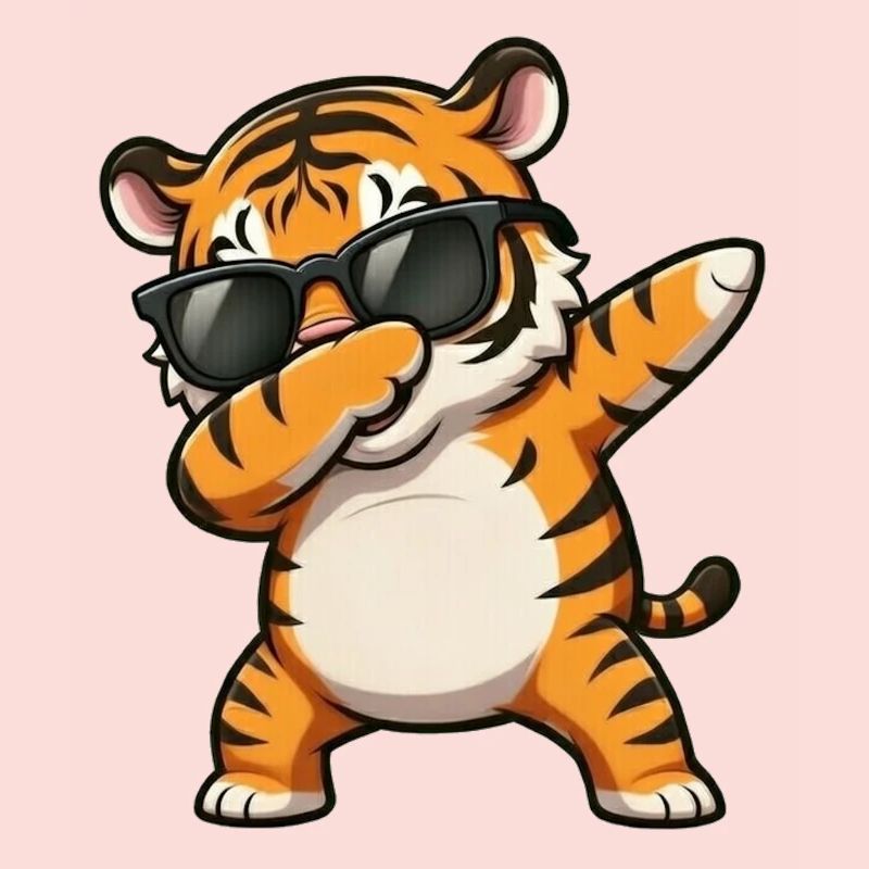 Dabbing Tiger