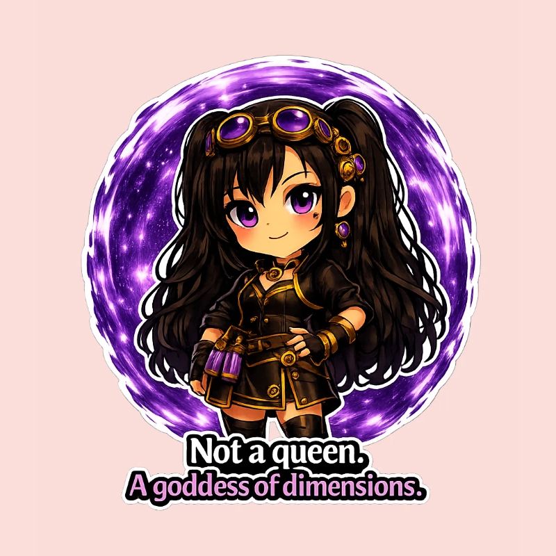 Déesse des Dimensions Lune – Steampunk Chibi