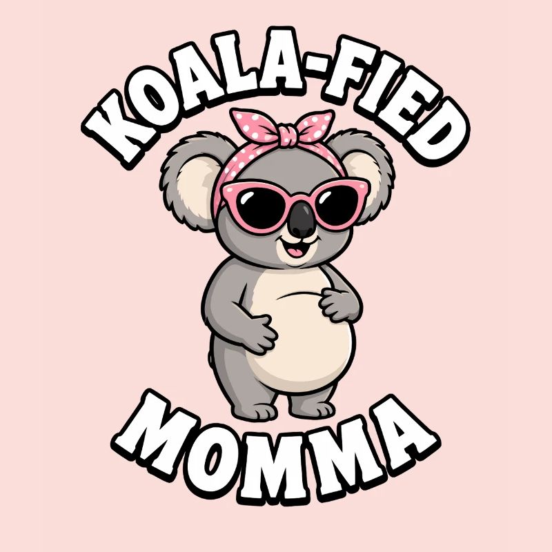 Maman de koala enceinte grossesse drôle