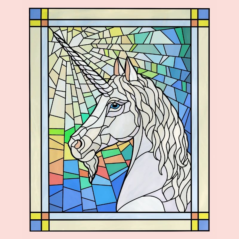 Einhorn in Glas