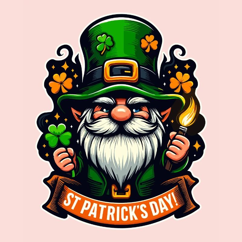 Lucky Gnome - Leprechaun de la Saint-Patrick