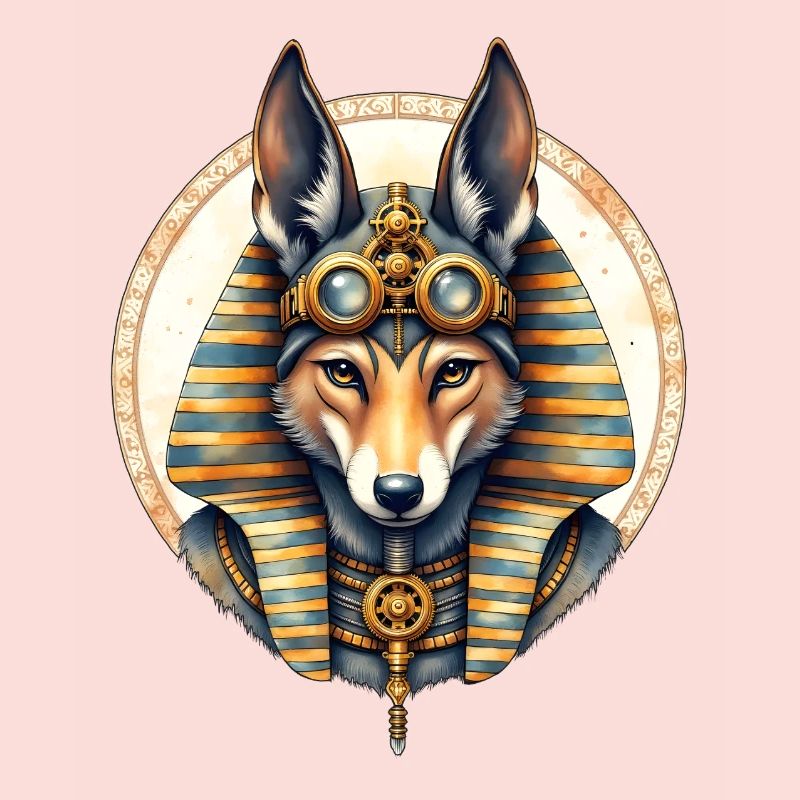 Style Steampunk Husky égyptien