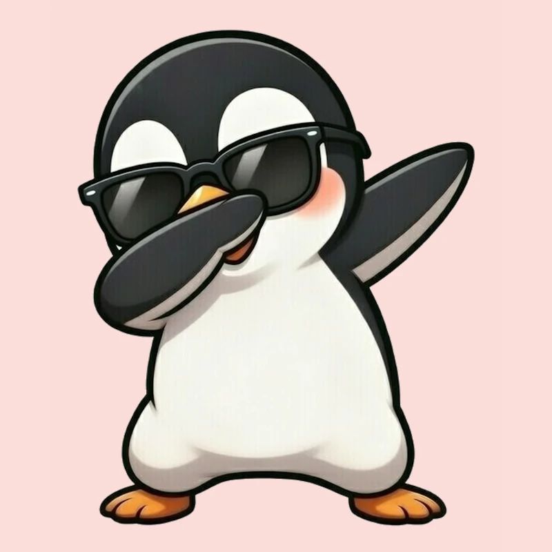 Dabbing Penguin
