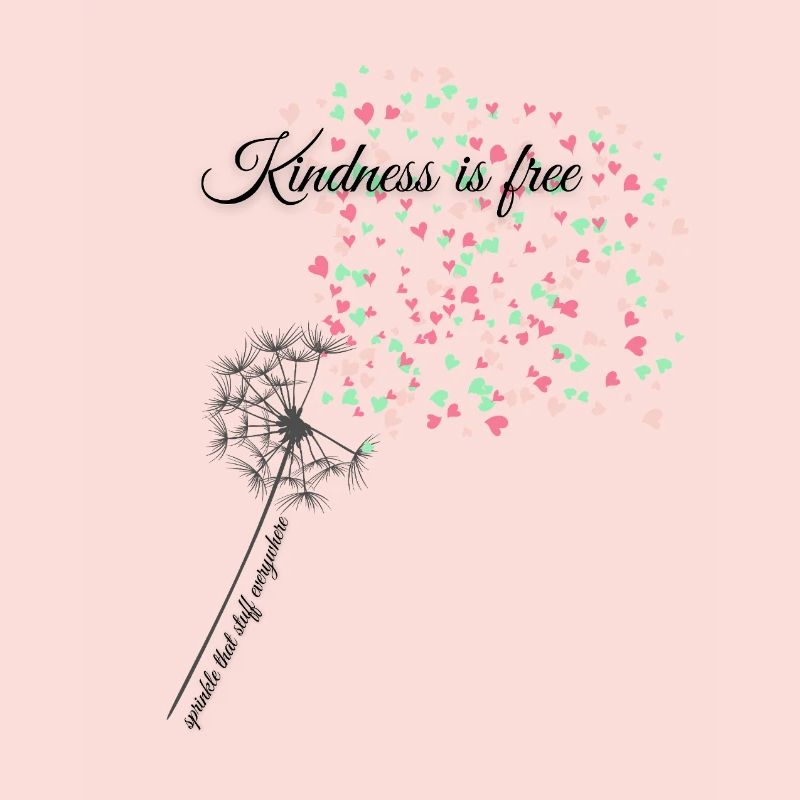 Spread kindness, like confetti