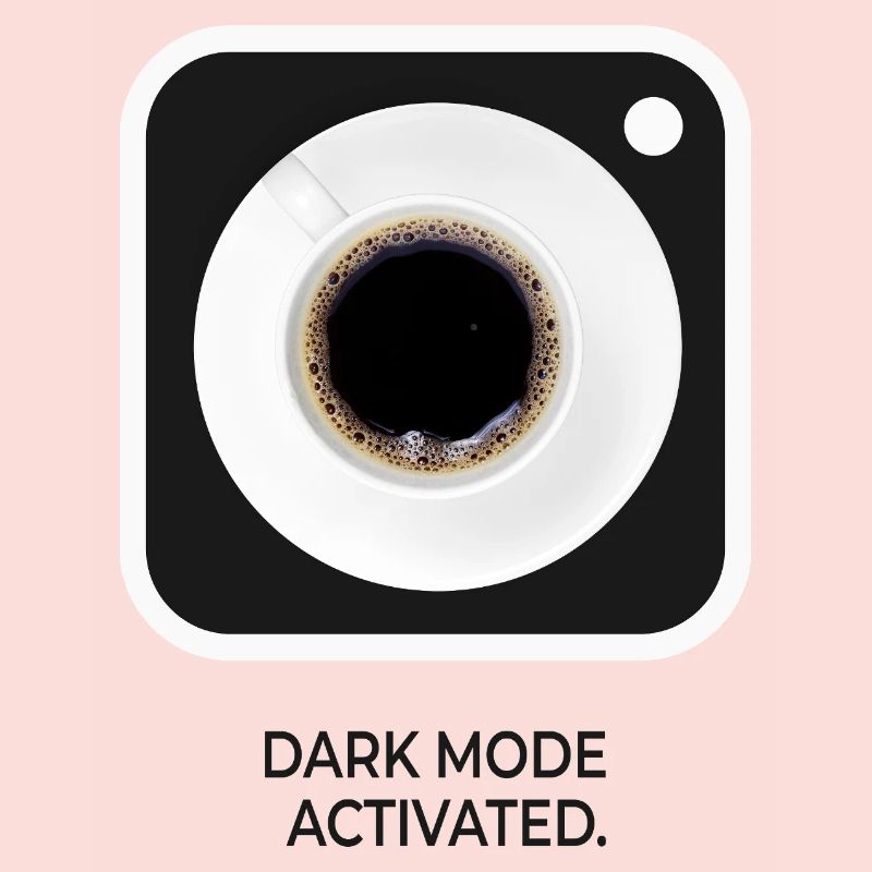 Mode sombre activé sur le Coffee Nerd