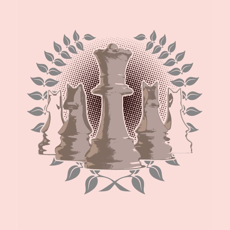 Echecs - pièces d'échecs