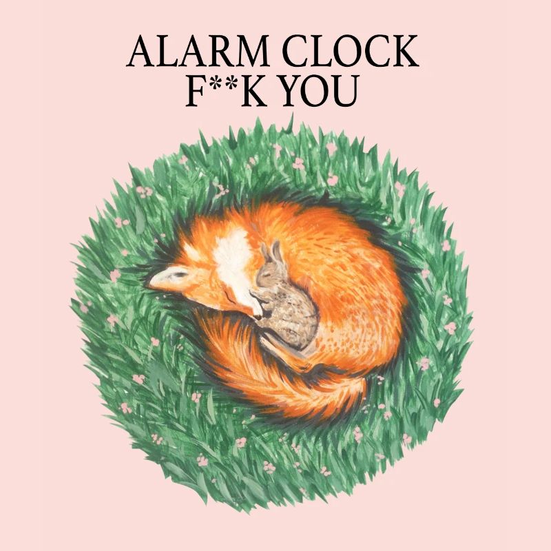 Fox and rabbit sleep peacefully
