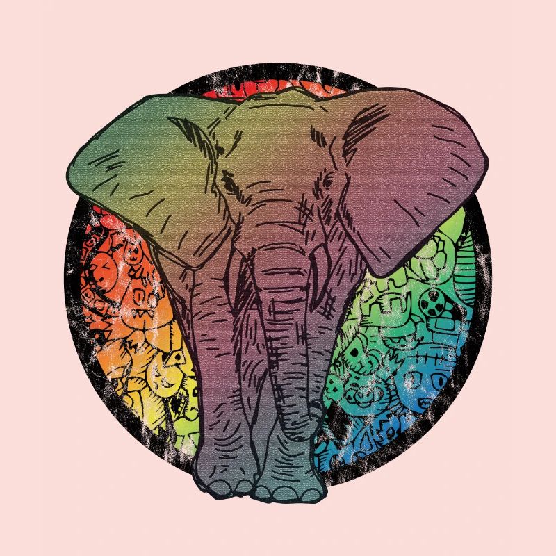 Caricature d'éléphant